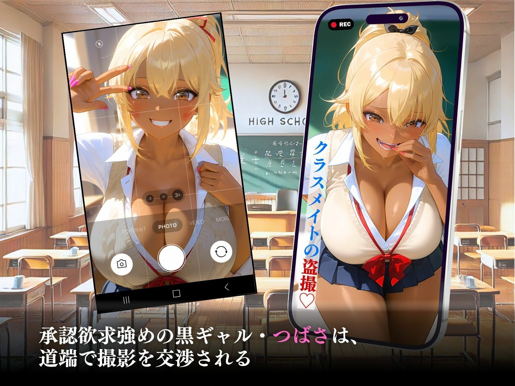 承認欲求強め黒ギャルAVデビュー悦楽の一部始終「AVとか聞いてない…」モデルと勘違い！？ サンプル3ページ目