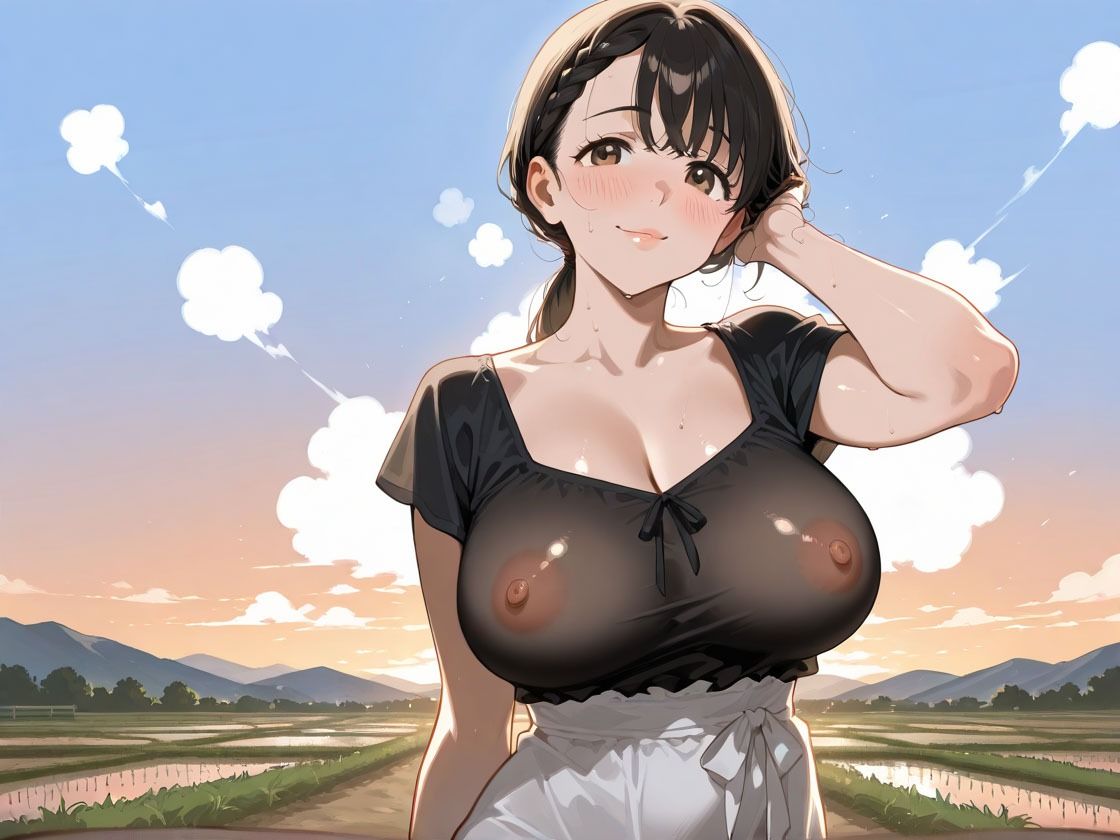 田舎娘の豊満ハーレム誘惑 〜秘境で燃える孕ませ熱〜 サンプル1ページ目