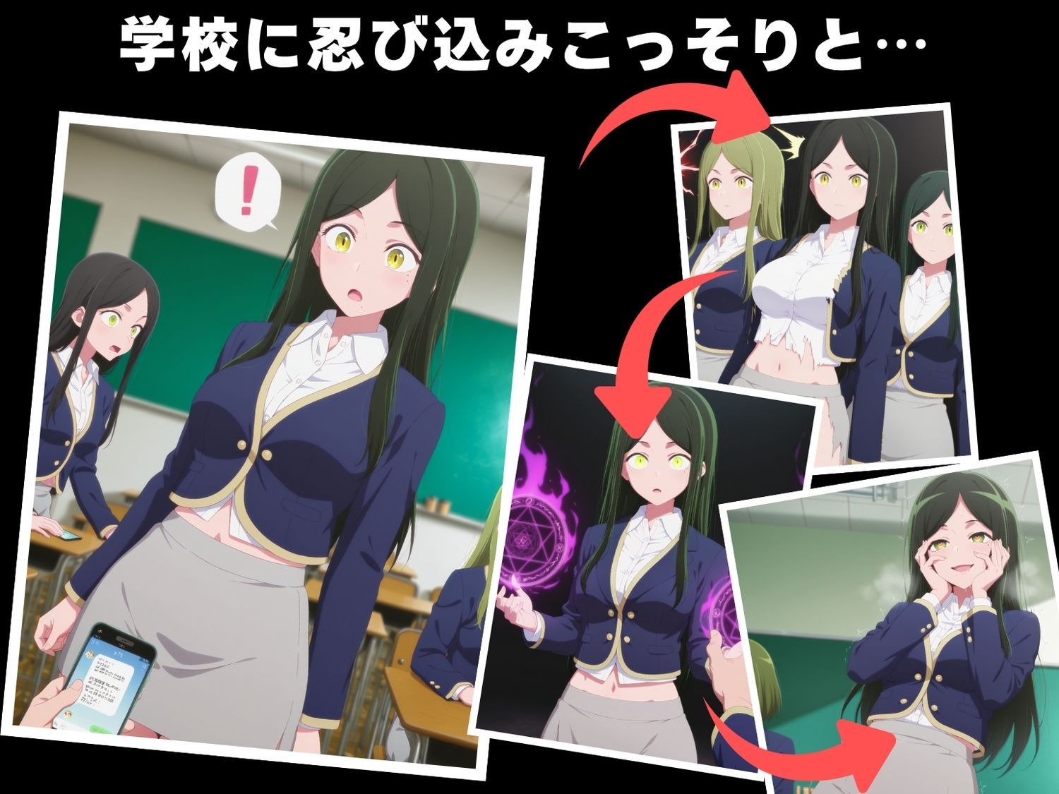 【催●・寝取られ・妊娠】推し●子  不●火 フリル サンプル2ページ目