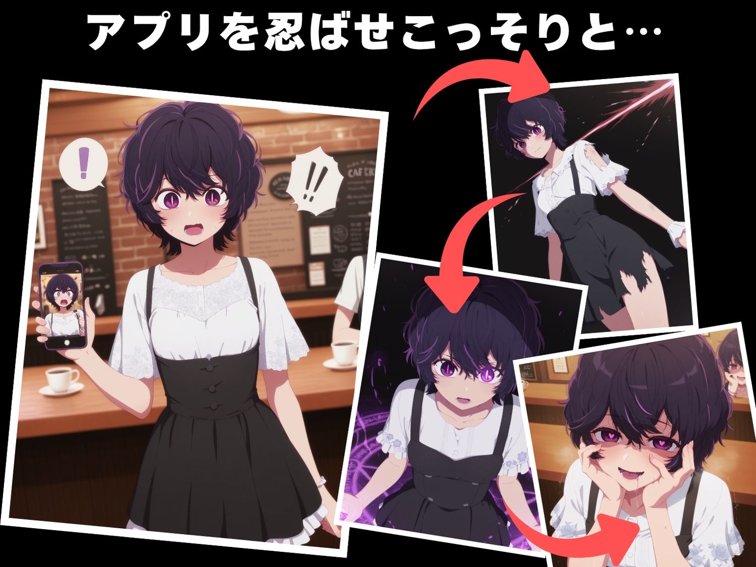 【催●・寝取られ・妊娠】推し●子  鮫● アビ子 サンプル2ページ目