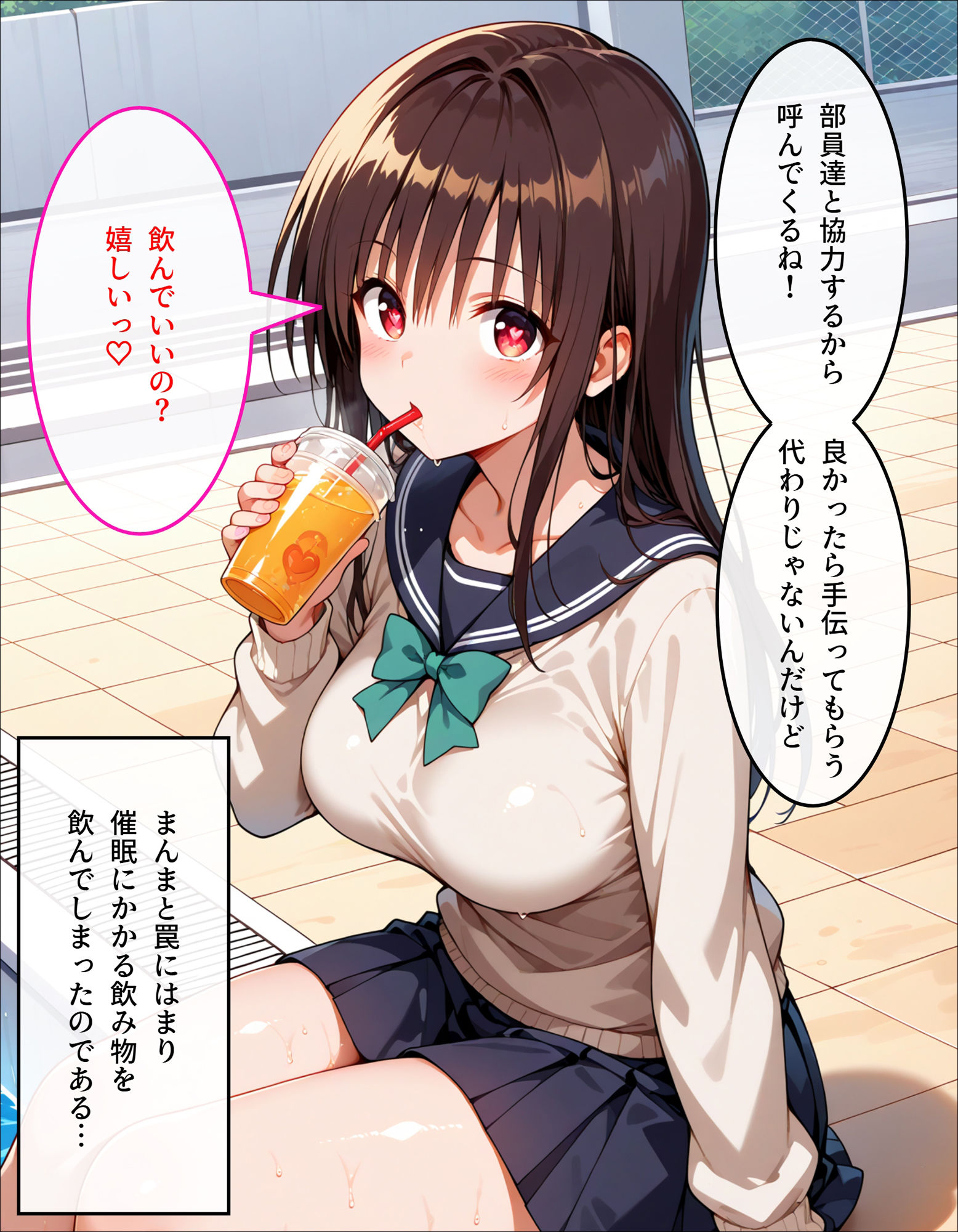 唯のスク水特別授業 サンプル3ページ目