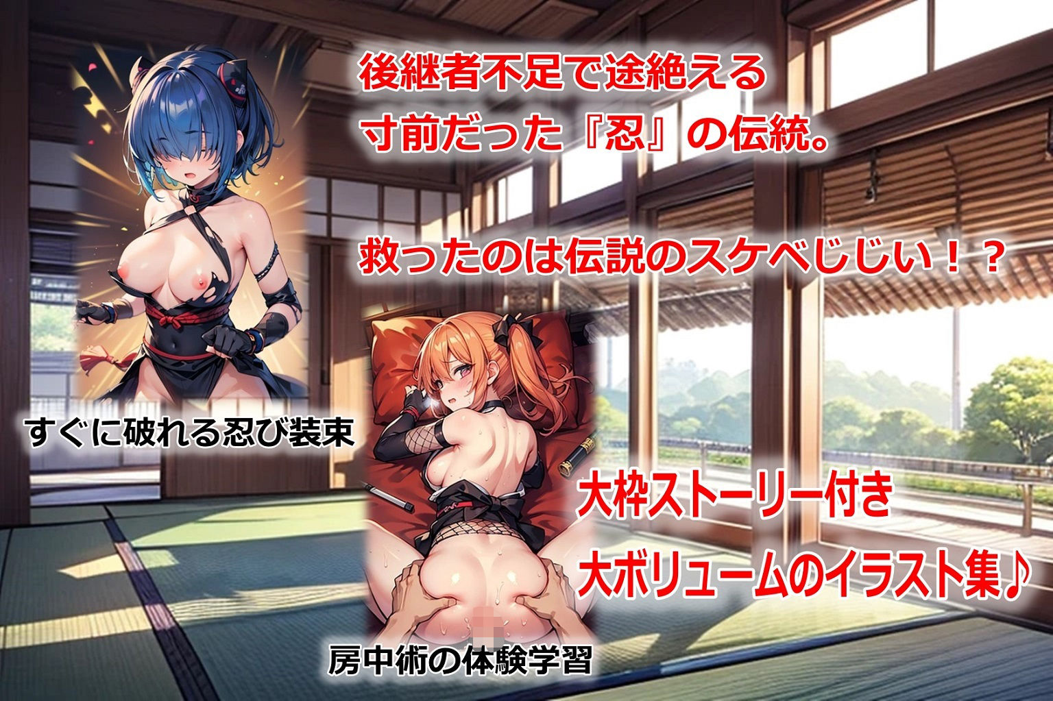 くのいちブームがきた！ サンプル1ページ目