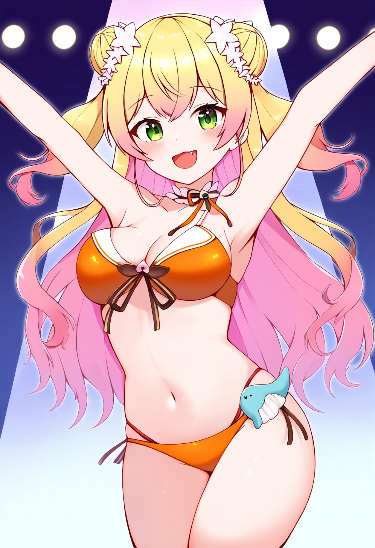 【買い切り版】バーチャル衣装故障で羞恥ねねち（English translation included） サンプル4ページ目