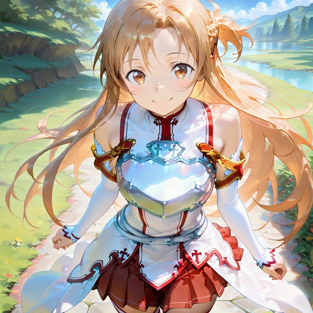 【SAO】アスナが洗脳されて見知らぬオジとイチャイチャえっち サンプル1ページ目