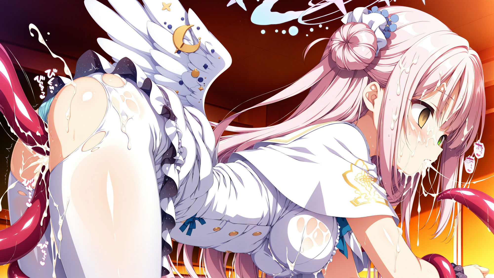 触手に囚われた少女達 〜ブルアカ編〜 Vol.7 サンプル1ページ目