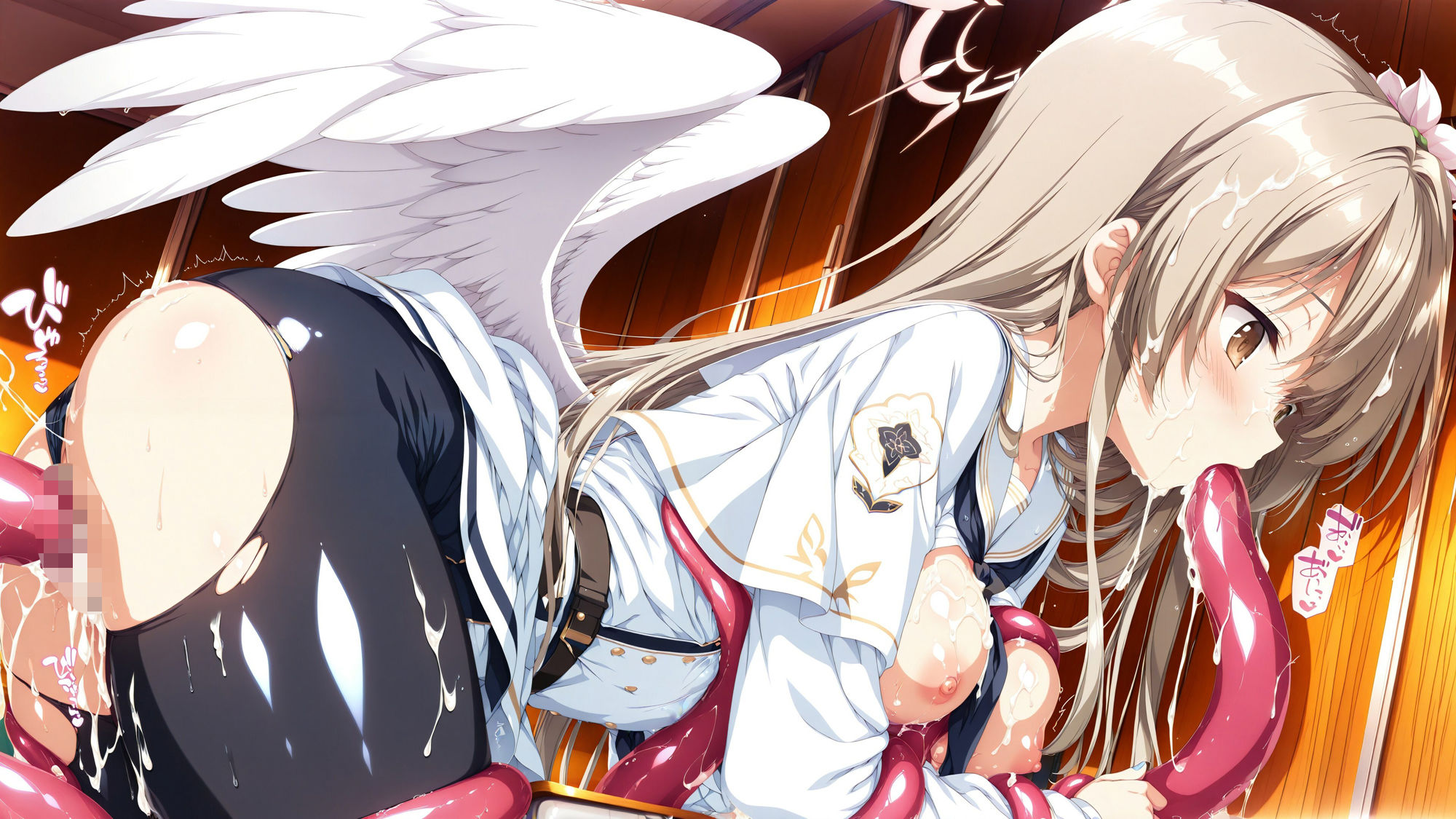 触手に囚われた少女達 〜ブルアカ編〜 Vol.7 サンプル5ページ目