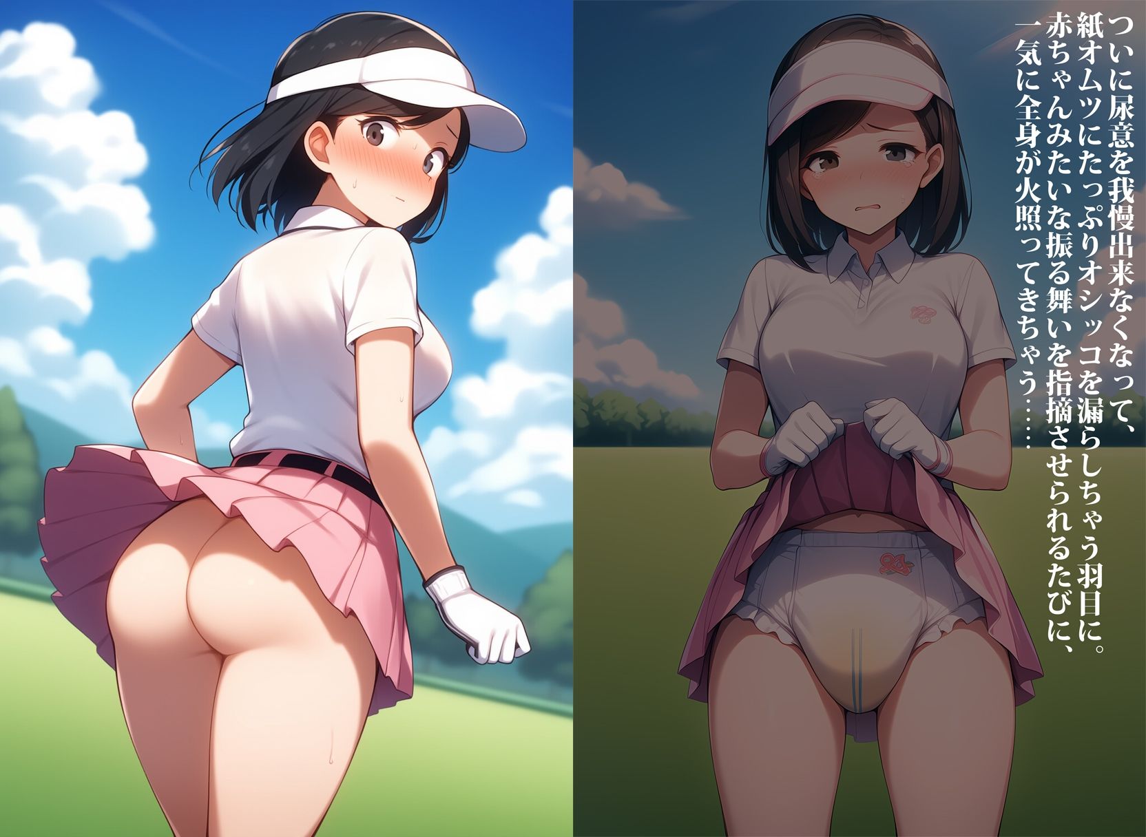 衝撃ハプニング！本番中にお漏らししちゃう女子アナ達 サンプル6ページ目