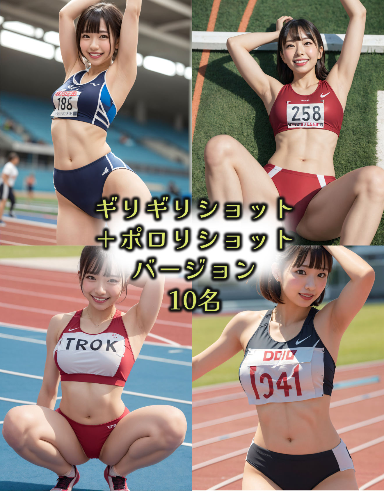 コスプレシリーズ エッロい陸上部員風 サンプル1ページ目