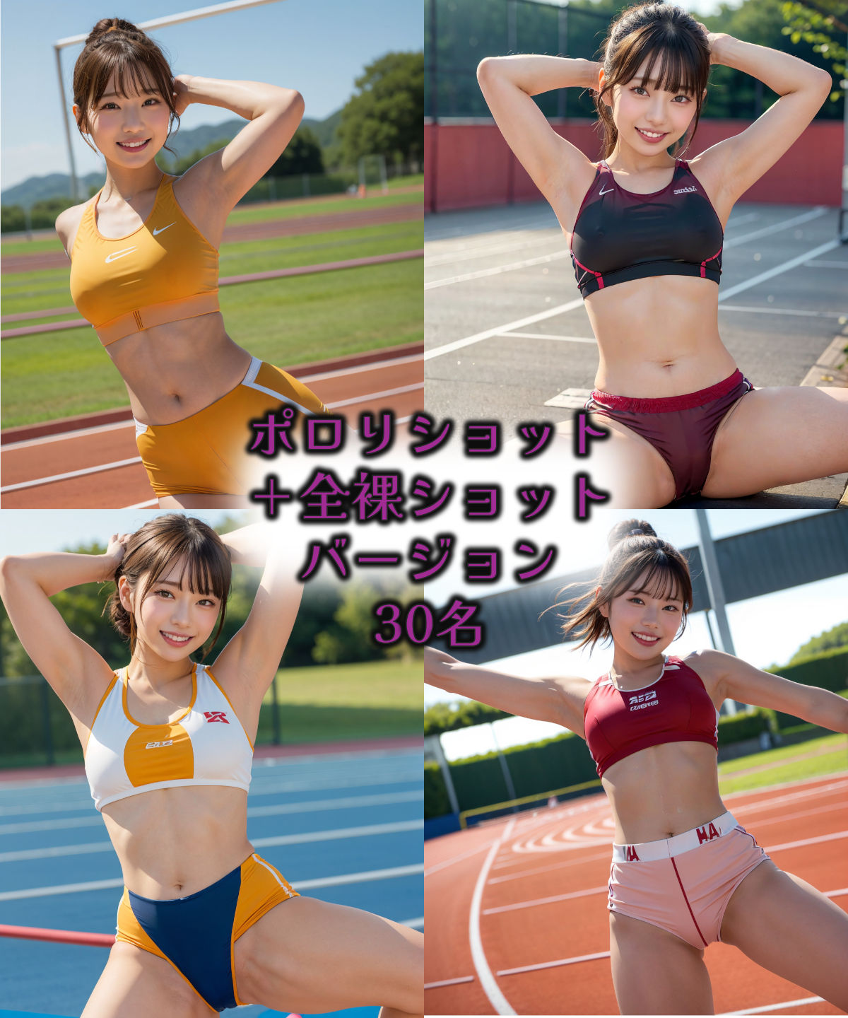 コスプレシリーズ エッロい陸上部員風 サンプル2ページ目