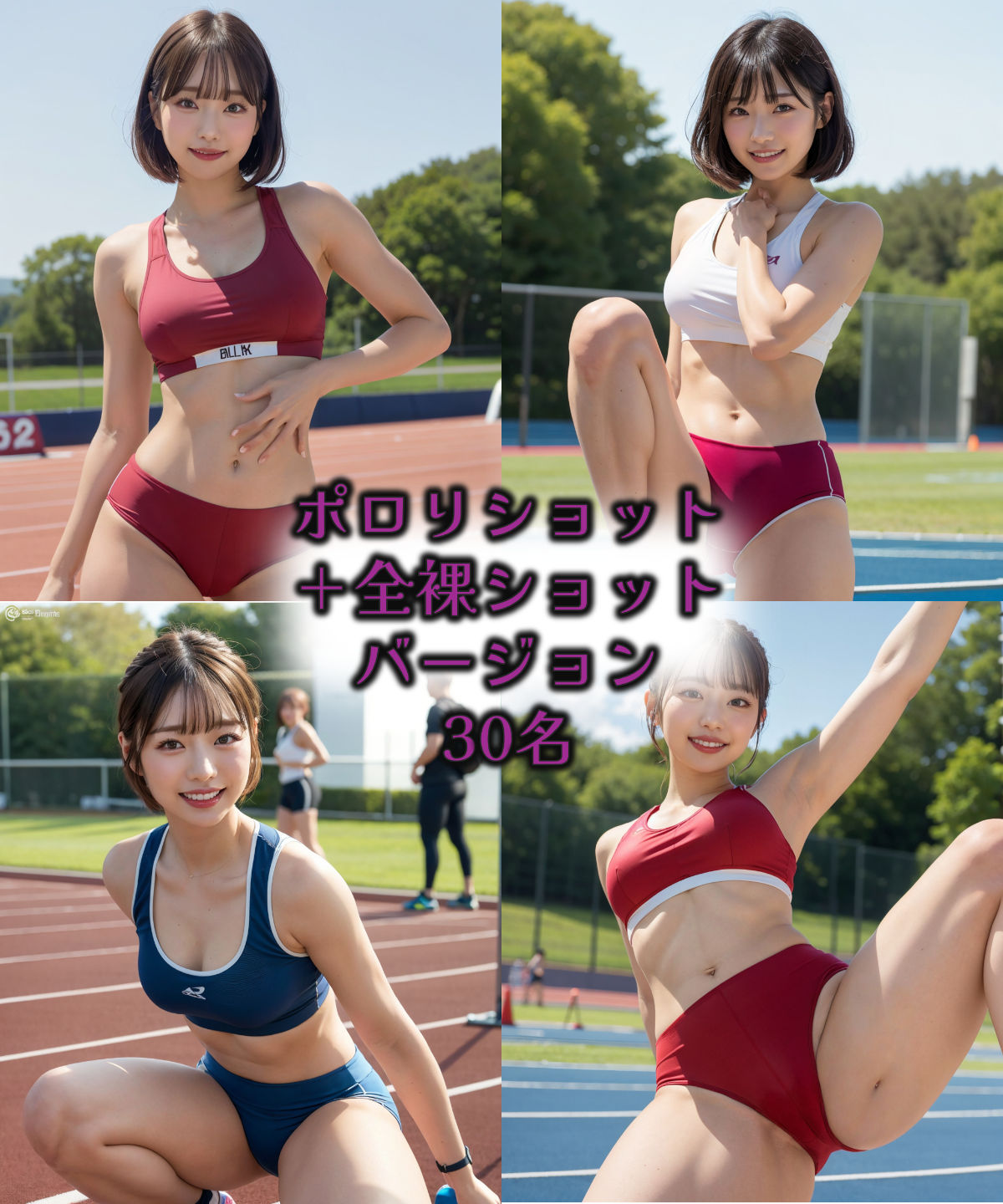 コスプレシリーズ エッロい陸上部員風 サンプル3ページ目