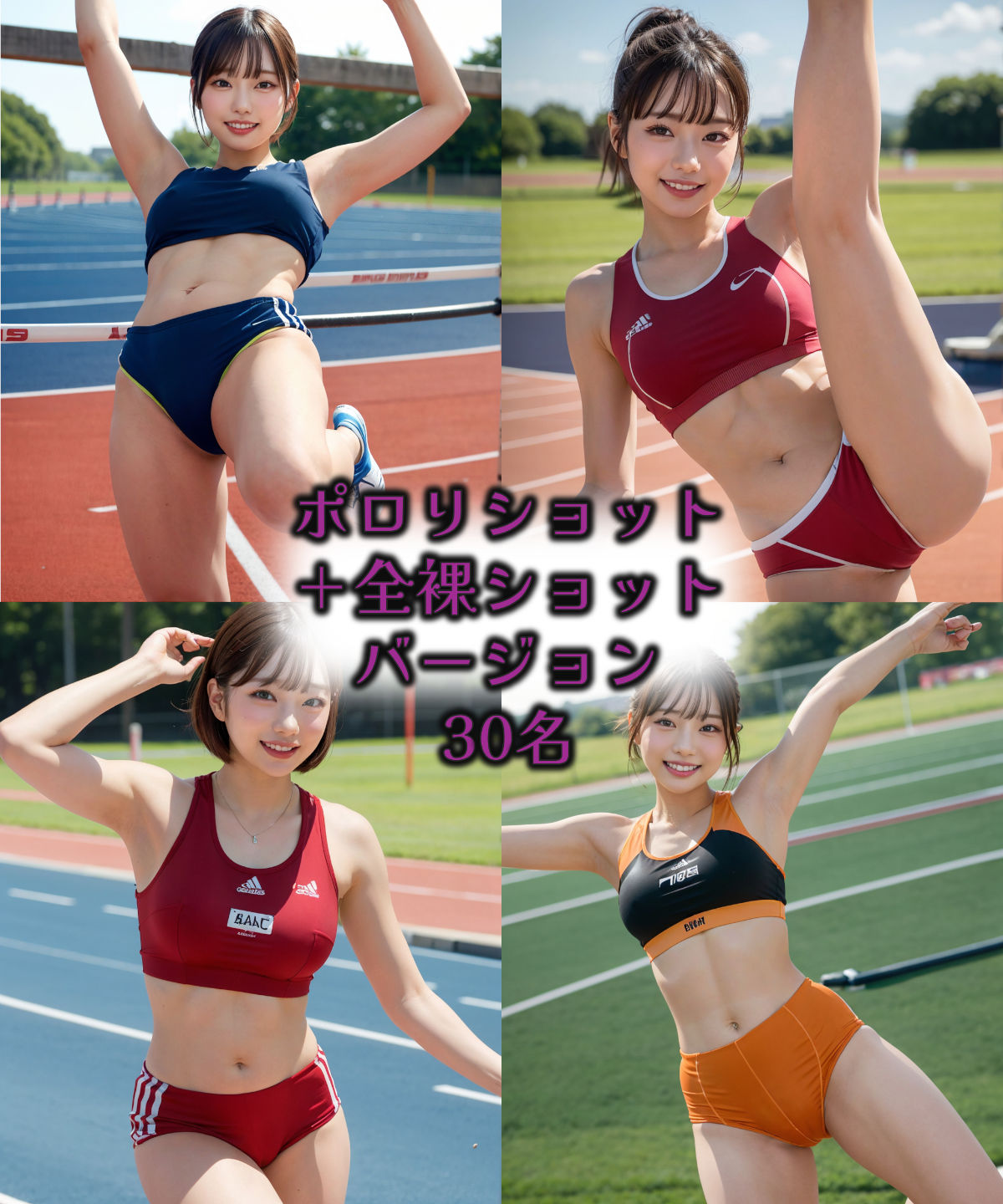 コスプレシリーズ エッロい陸上部員風 サンプル4ページ目