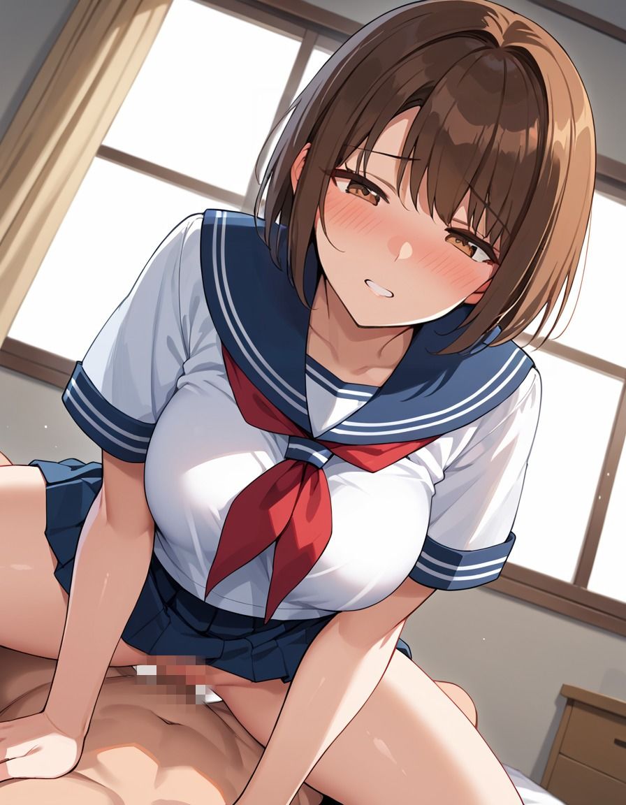 えっちな巨乳女子ちゃんとイチャイチャセックスしてみた サンプル7ページ目
