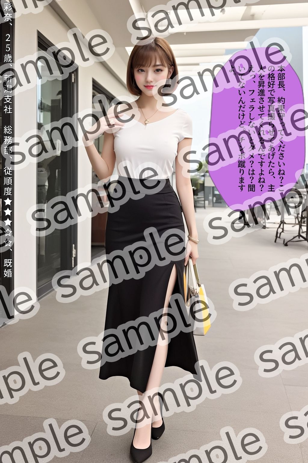 神美脚OL〜スリットスカート編〜 vol.4（最終巻） サンプル2ページ目