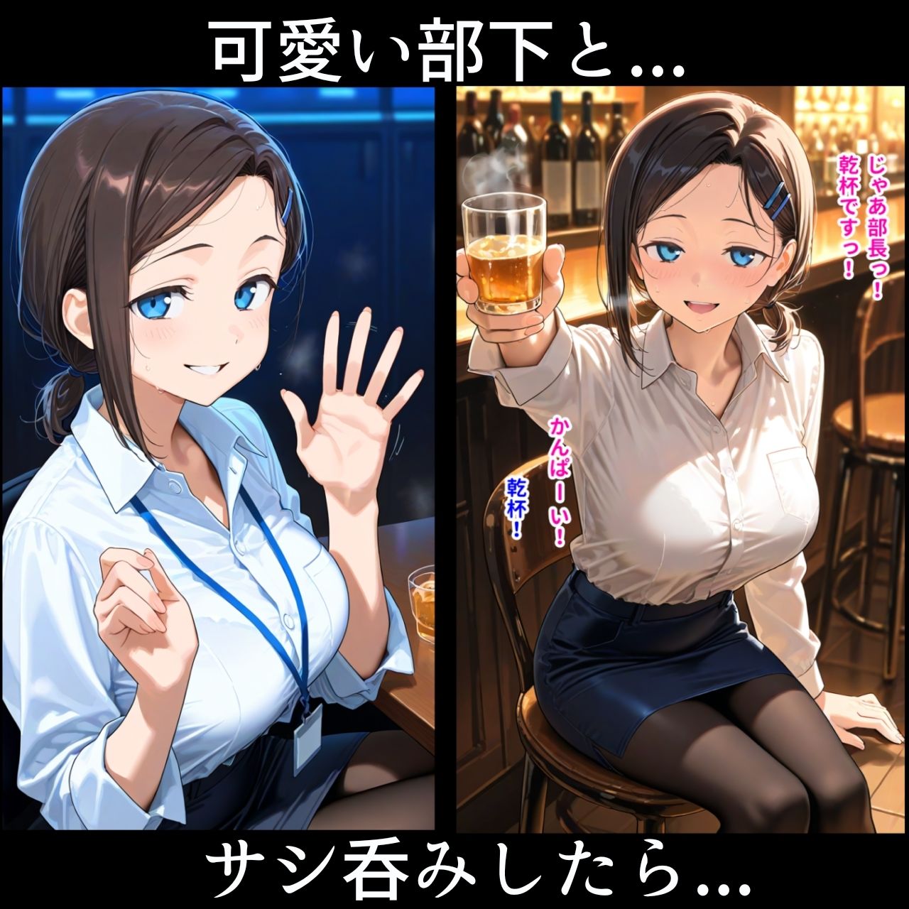 たわわな後輩ちゃんがセクハラ上司に泥〇姦されちゃうお話 サンプル1ページ目