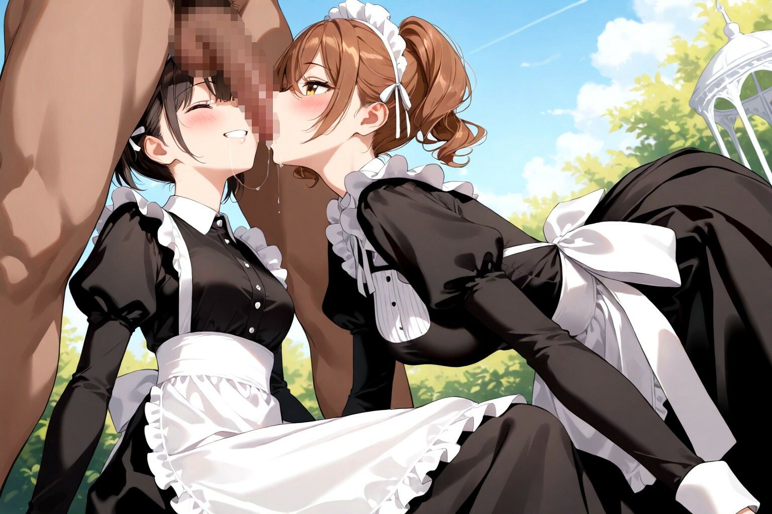 メイドさんのおくちえっち サンプル8ページ目