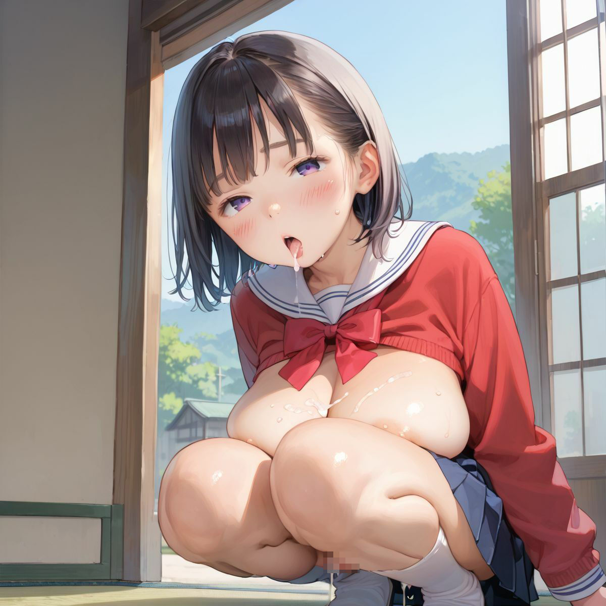 上京していた童顔巨乳幼なじみが排卵日でムラムラしてる04 サンプル3ページ目