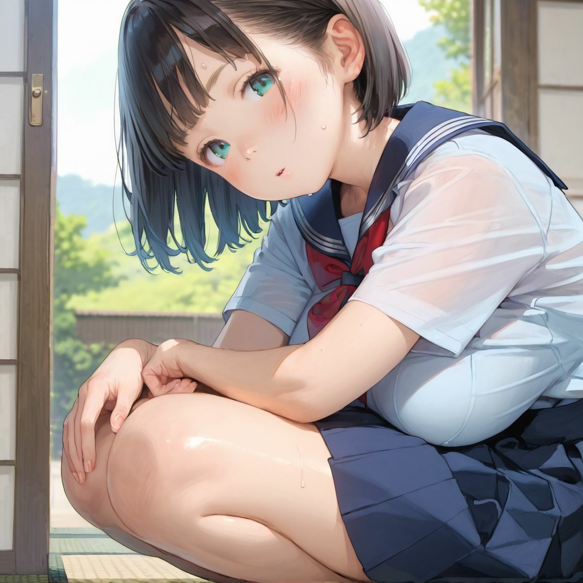 上京していた童顔巨乳幼なじみが排卵日でムラムラしてる05 サンプル1ページ目