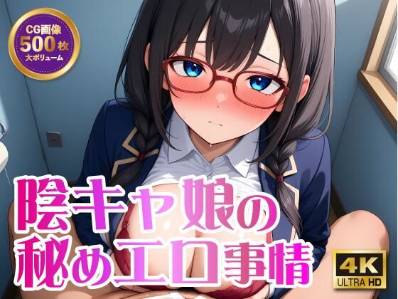 陰キャ娘の秘めエロ事情【4K 500枚】