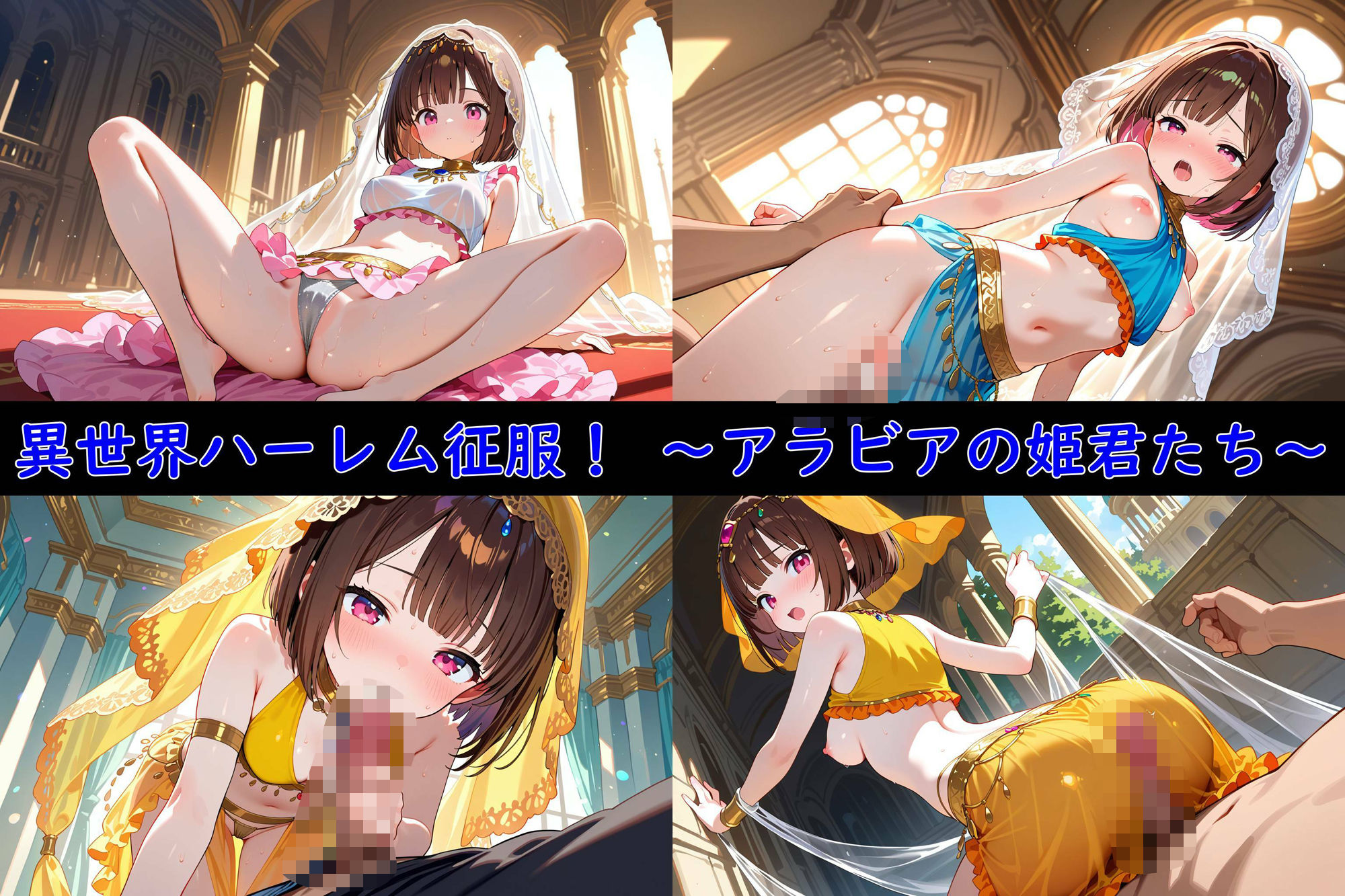 異世界ハーレム征服！〜アラビアの姫君たち〜 サンプル1ページ目