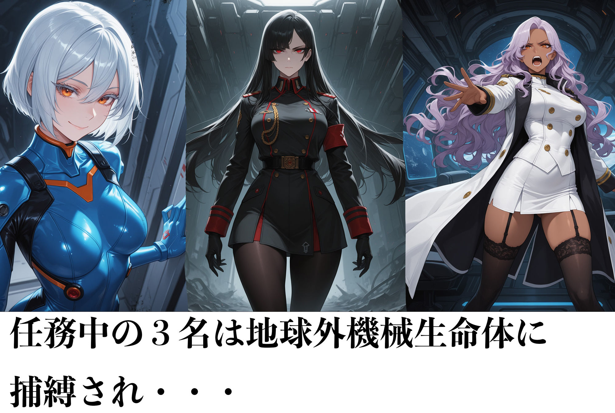 機械姦2〜堕ちた女性司令官〜 サンプル1ページ目