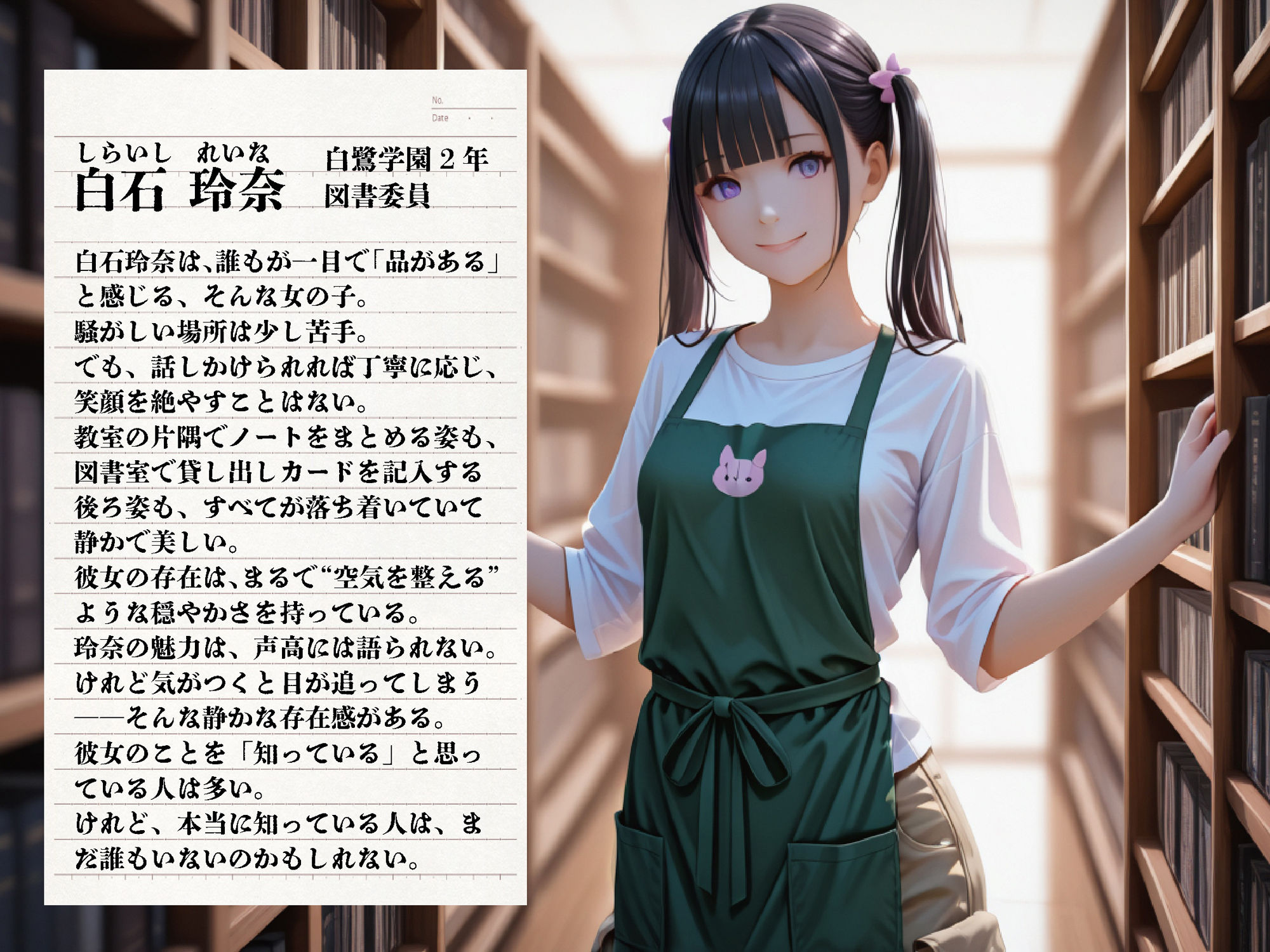 透視メガネ-図書館バイト編-〜透視×催●で静かな種付けレ◯プ〜【豪華CG500枚収録】 サンプル2ページ目