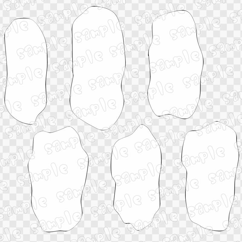 吹き出し素材集4 サンプル1ページ目