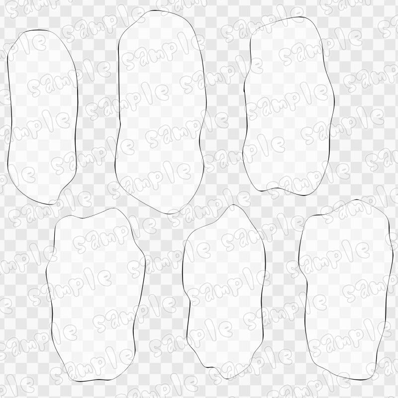 吹き出し素材集4 サンプル2ページ目