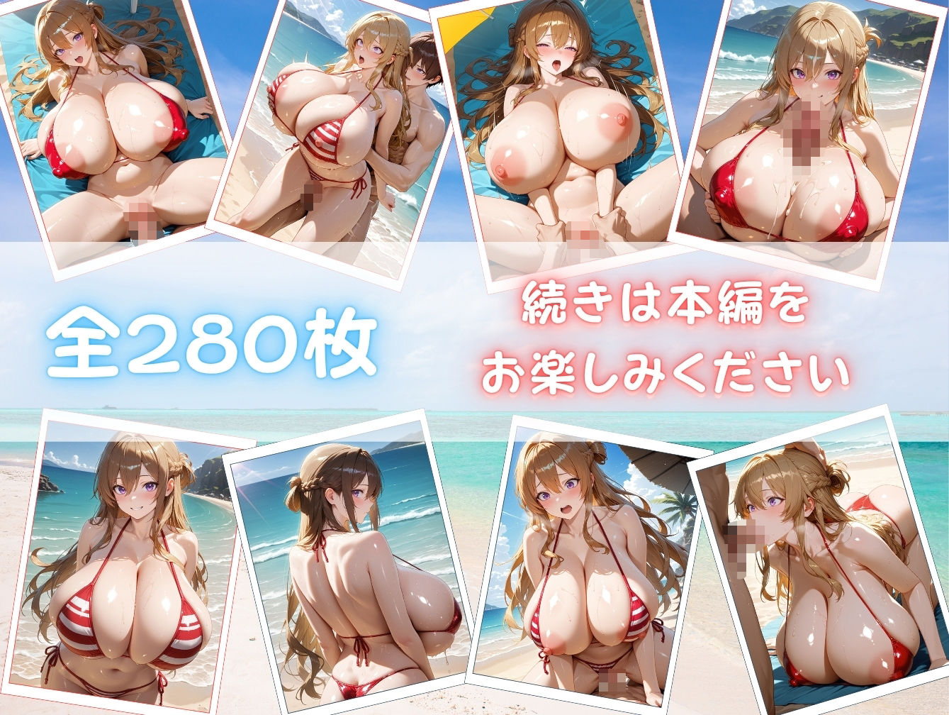 爆乳ギャルの南国濃厚セックス日記 サンプル10ページ目