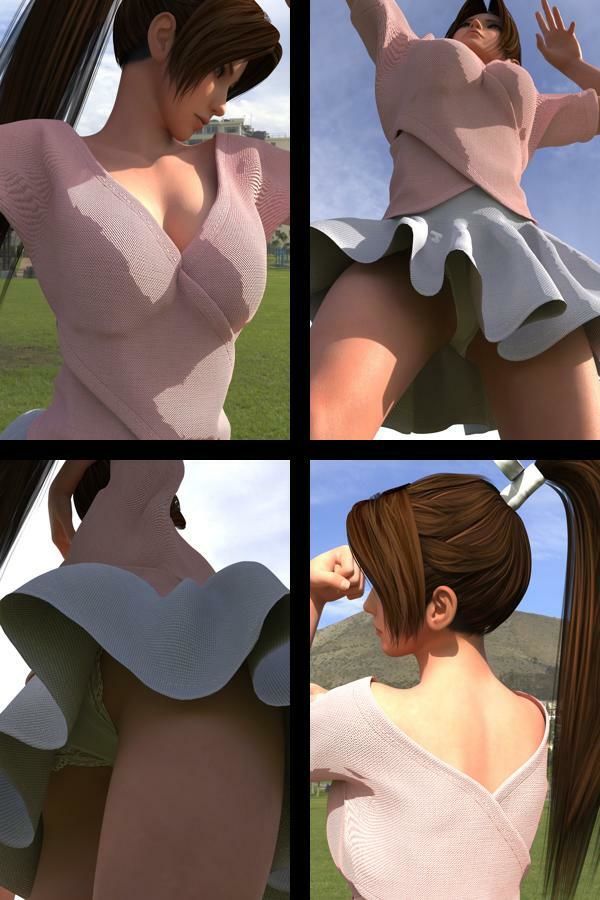【TD100】元祖セクシー女性格闘家『不知火舞（しらぬいまい）』の写真集SexyNinja-52 サンプル1ページ目