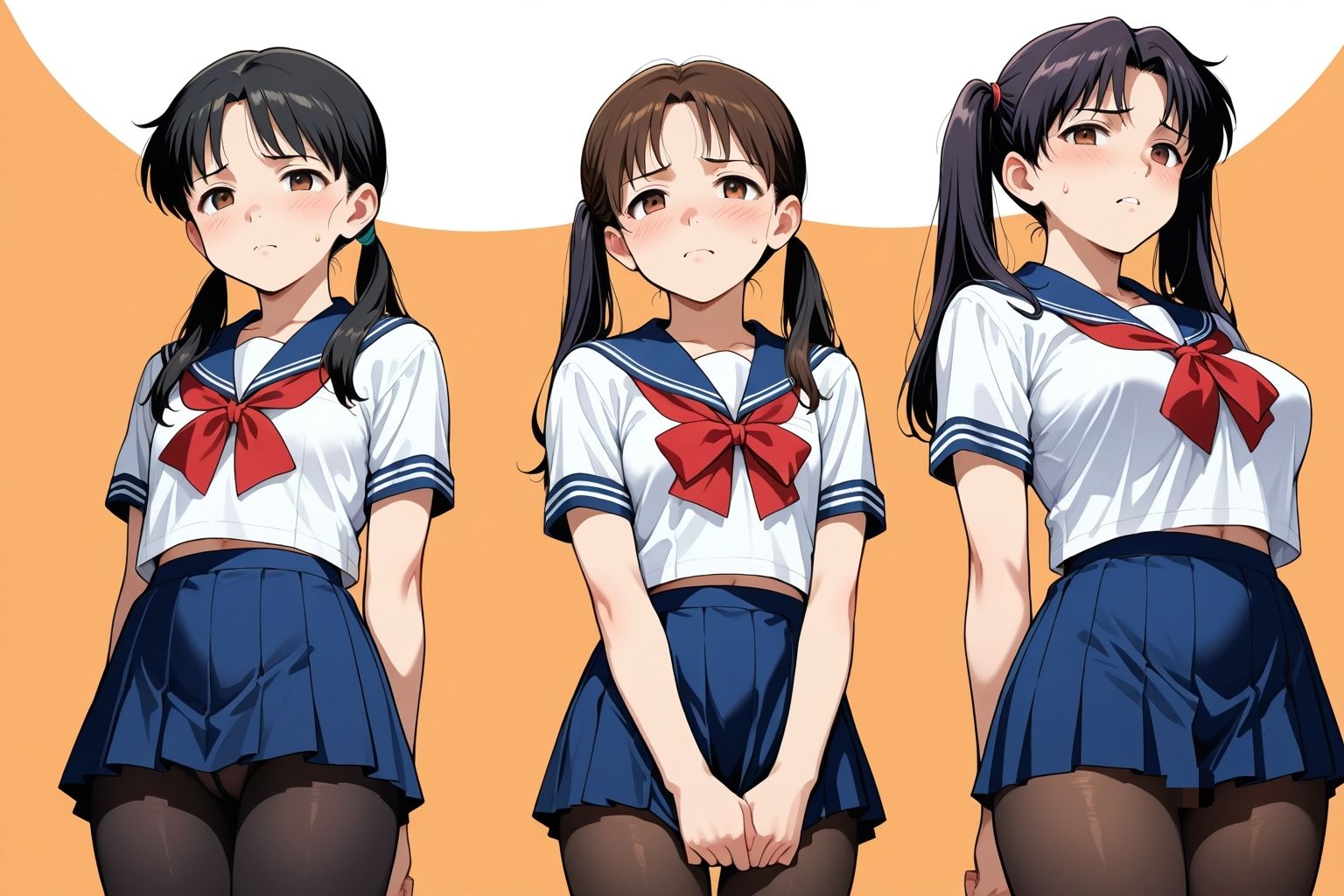 校則がノーパン黒パンストの学園どぉ？逆痴●処女  先に出させる最強少女 サンプル8ページ目