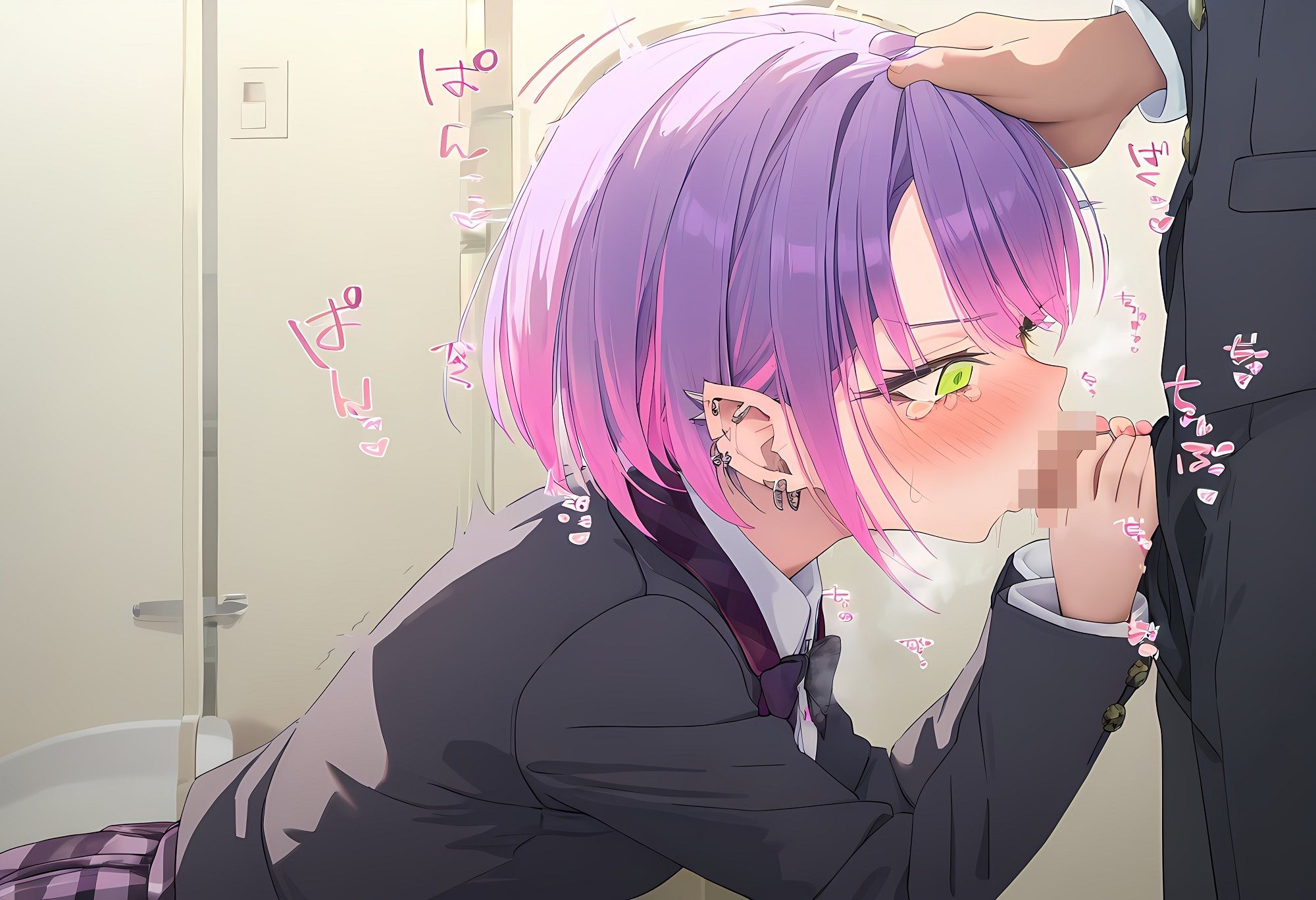 常〇トワ様とトイレでえっち サンプル2ページ目