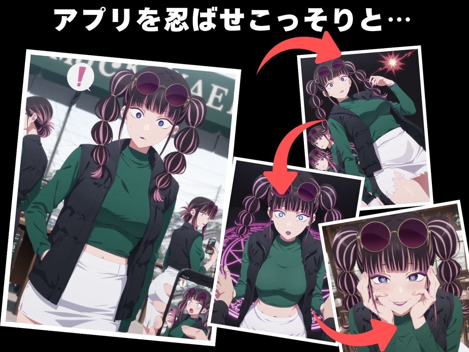 【催●・寝取られ・妊娠】推し●子  アネ●ネ・モネモネ サンプル2ページ目