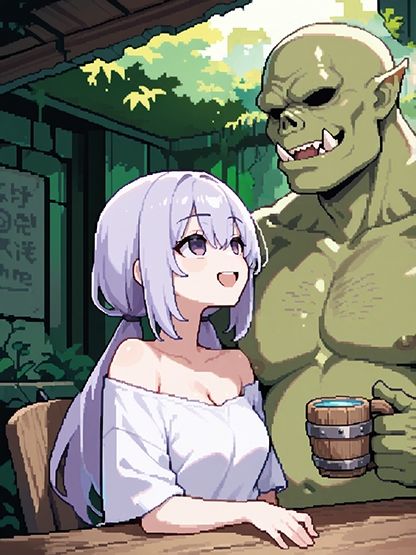 オークの嫁になった娘 サンプル3ページ目