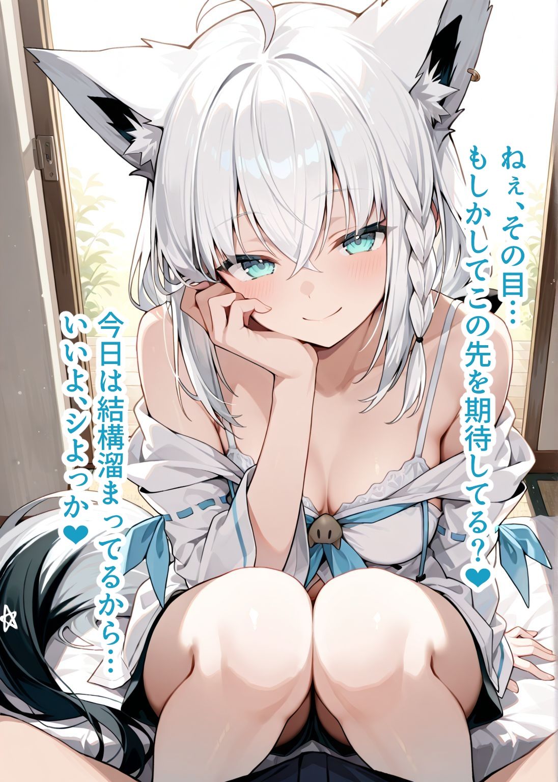 推しのVとセックスする話【白〇フブキ】 サンプル4ページ目