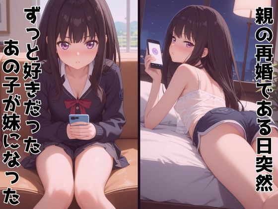 ずっと好きだった同級生が義妹になってイチャイチャHする話  井ノ〇たきな サンプル1ページ目