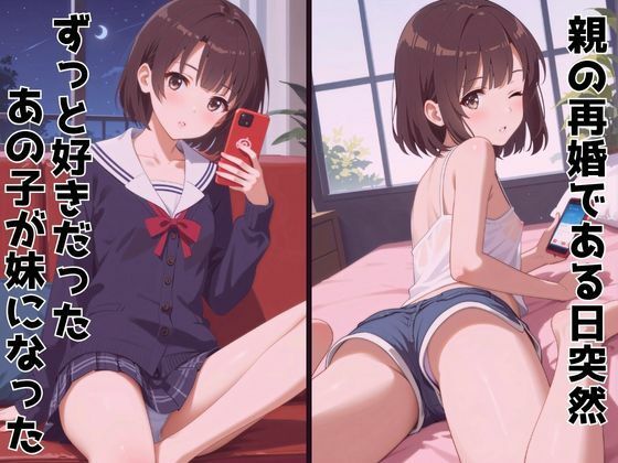 ずっと好きだった同級生が義妹になってイチャイチャHする話  加〇恵 サンプル1ページ目