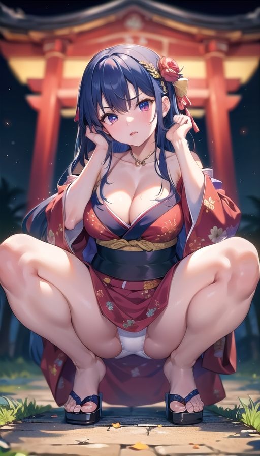 青髪ツンデレ夏祭り サンプル3ページ目
