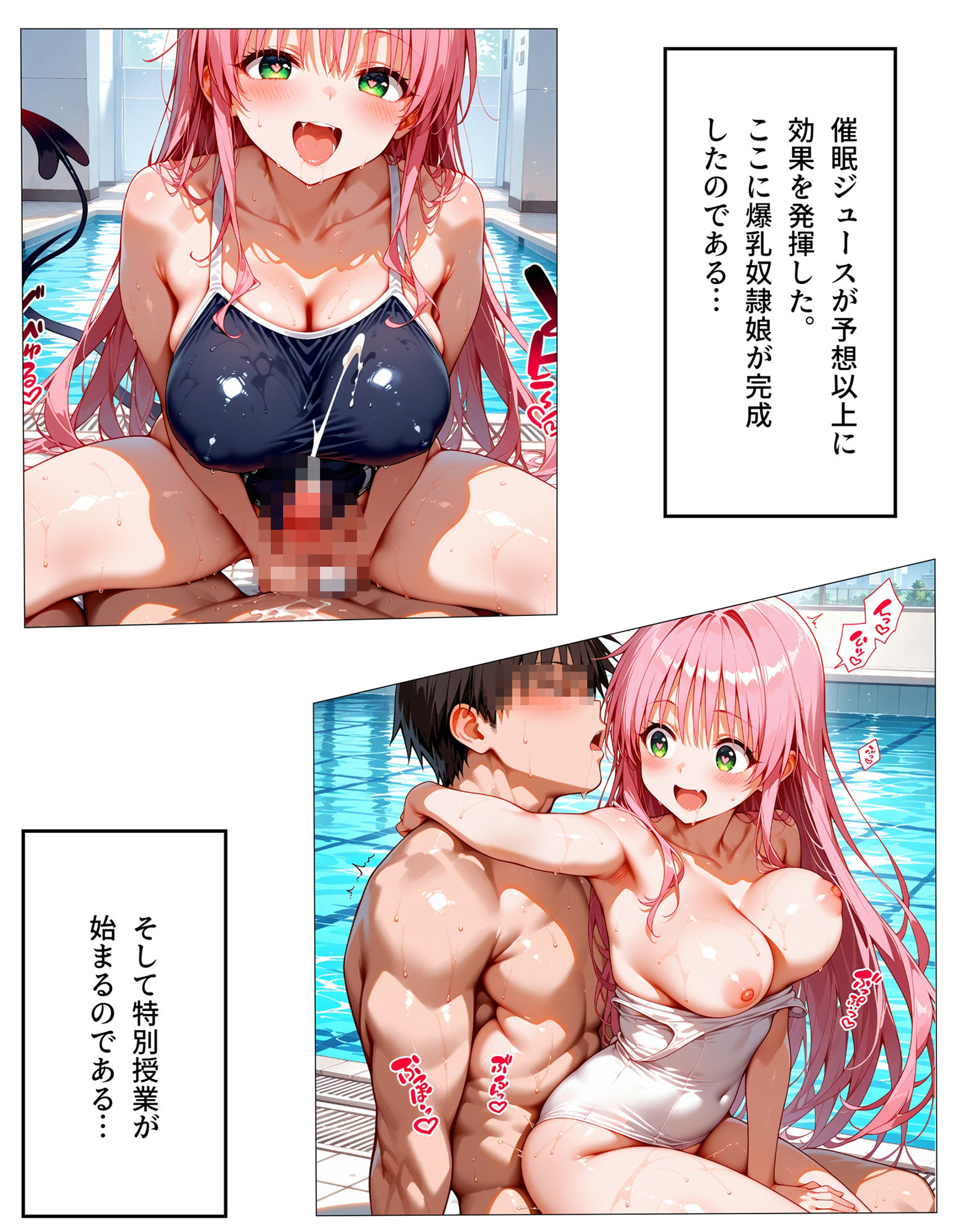 ララのスク水特別授業 サンプル8ページ目