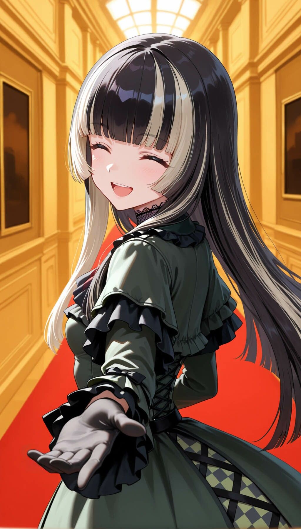 ら〇んちゃんと美術館デートそして… サンプル1ページ目