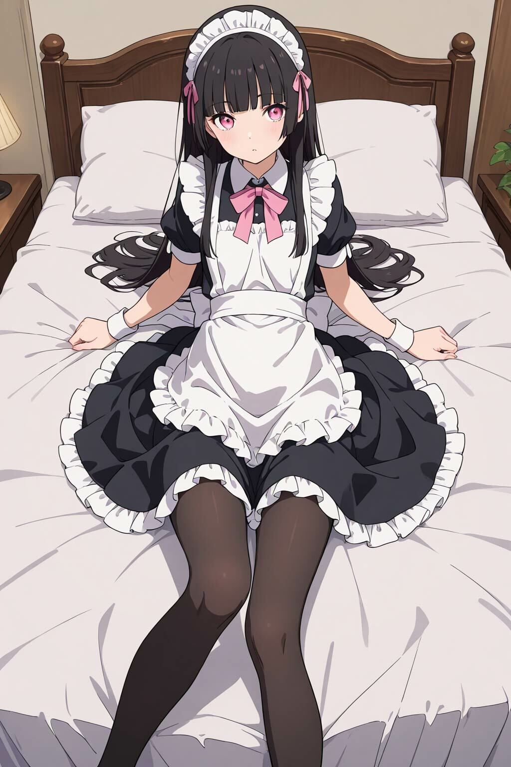 先輩にメイドコスさせて好き放題エッチ サンプル3ページ目