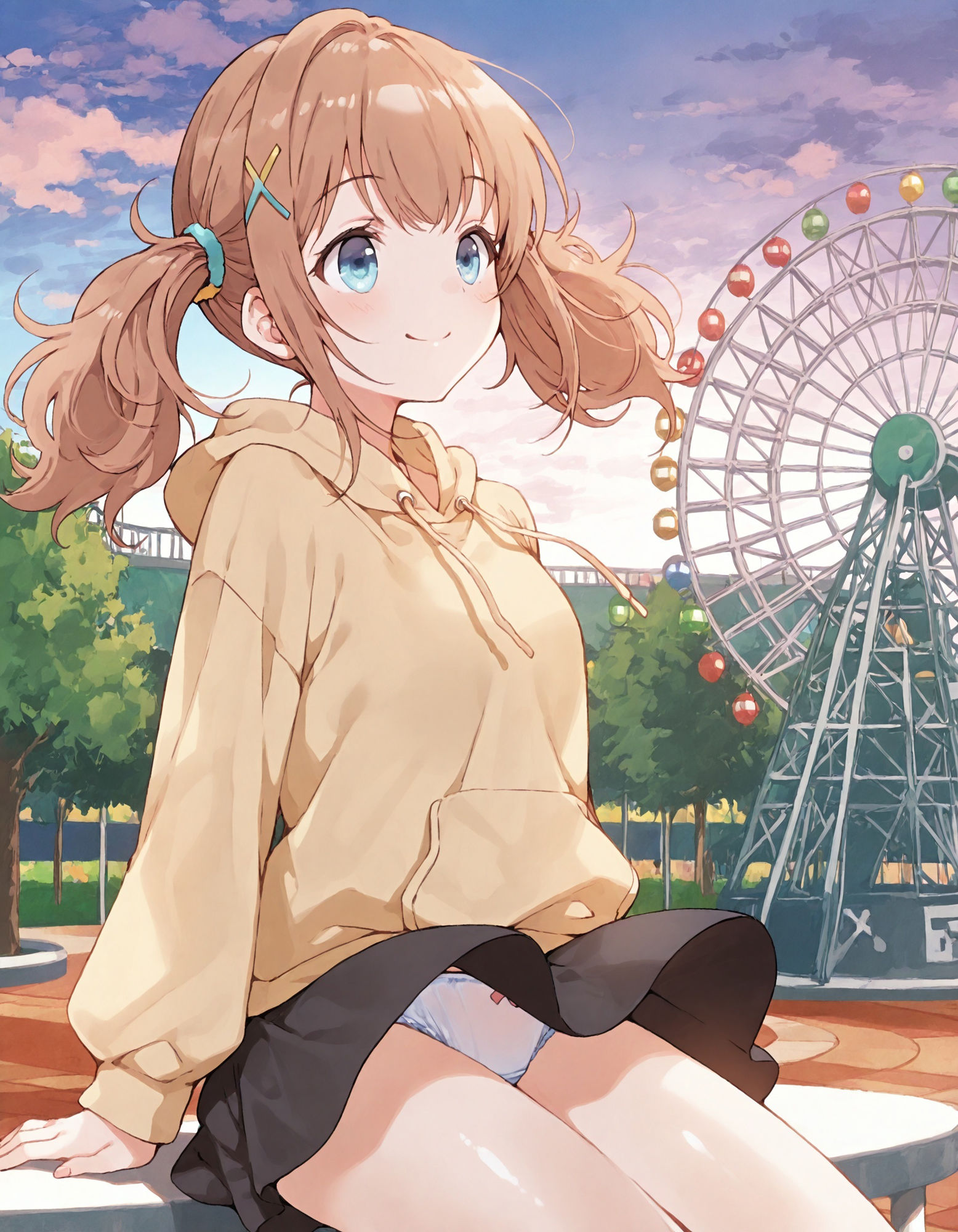 古〇くれあのパンチラ〜私服編〜 サンプル2ページ目