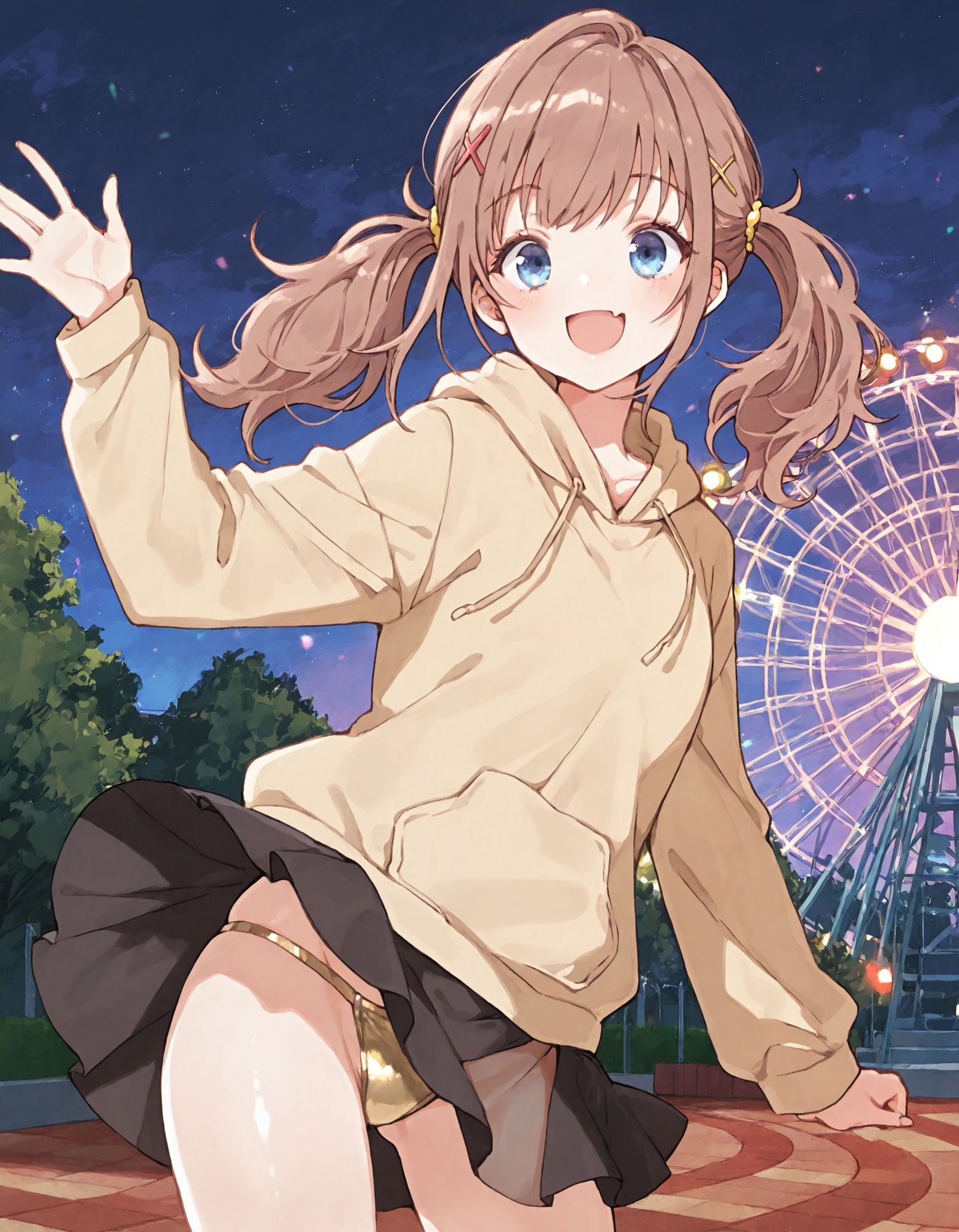 古〇くれあのパンチラ〜私服編〜 サンプル4ページ目