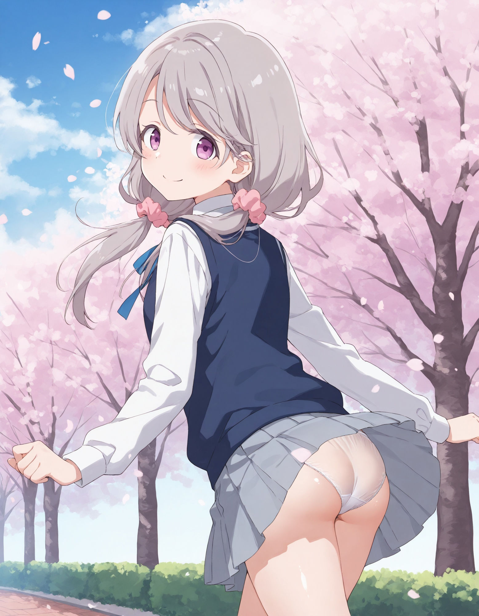 敷〇桜子のパンチラ〜制服編〜 サンプル5ページ目