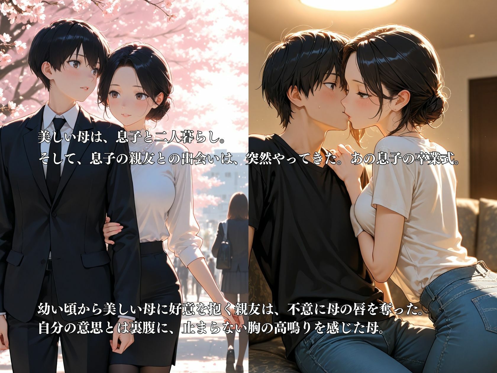 美人な友人の母  ー愛液まみれの中出し受精 サンプル2ページ目