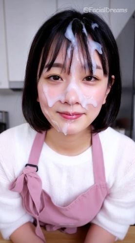 顔射後の余韻 - エプロン編 Vol.2 サンプル2ページ目