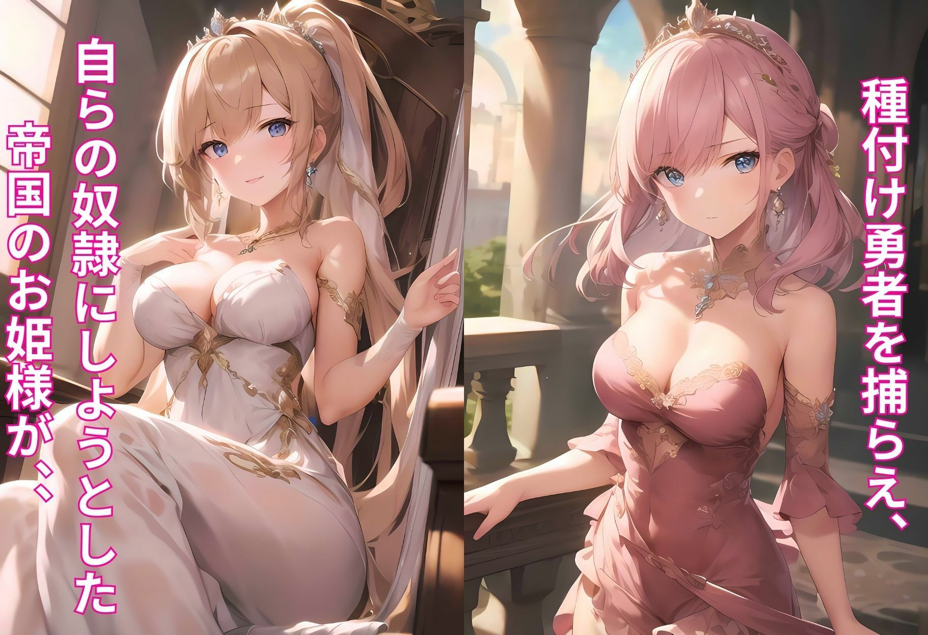 パコパコ王国の王妃様がチン棒に服従した件【総集編】 サンプル1ページ目