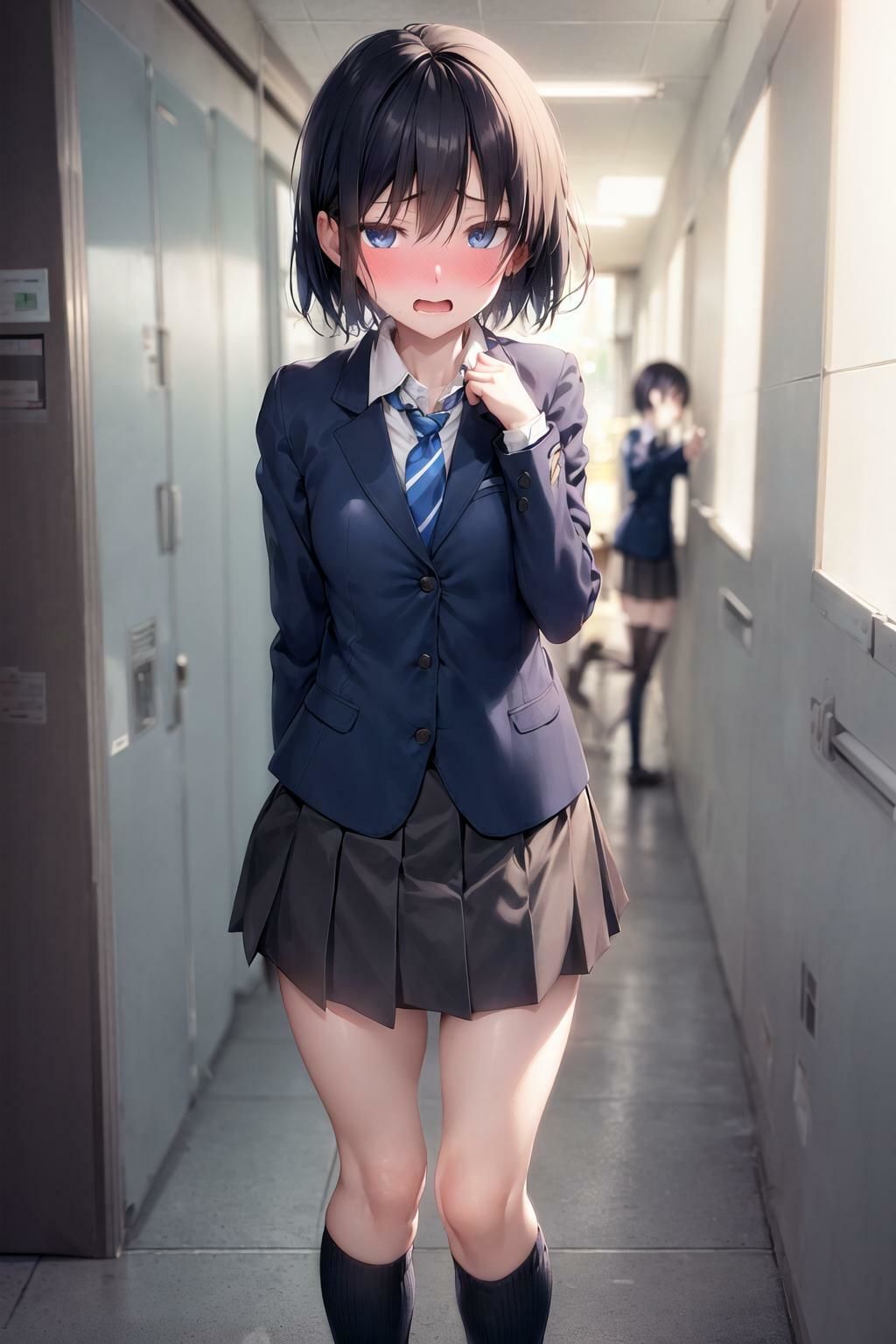 制服フェチ  メス顔編 サンプル2ページ目