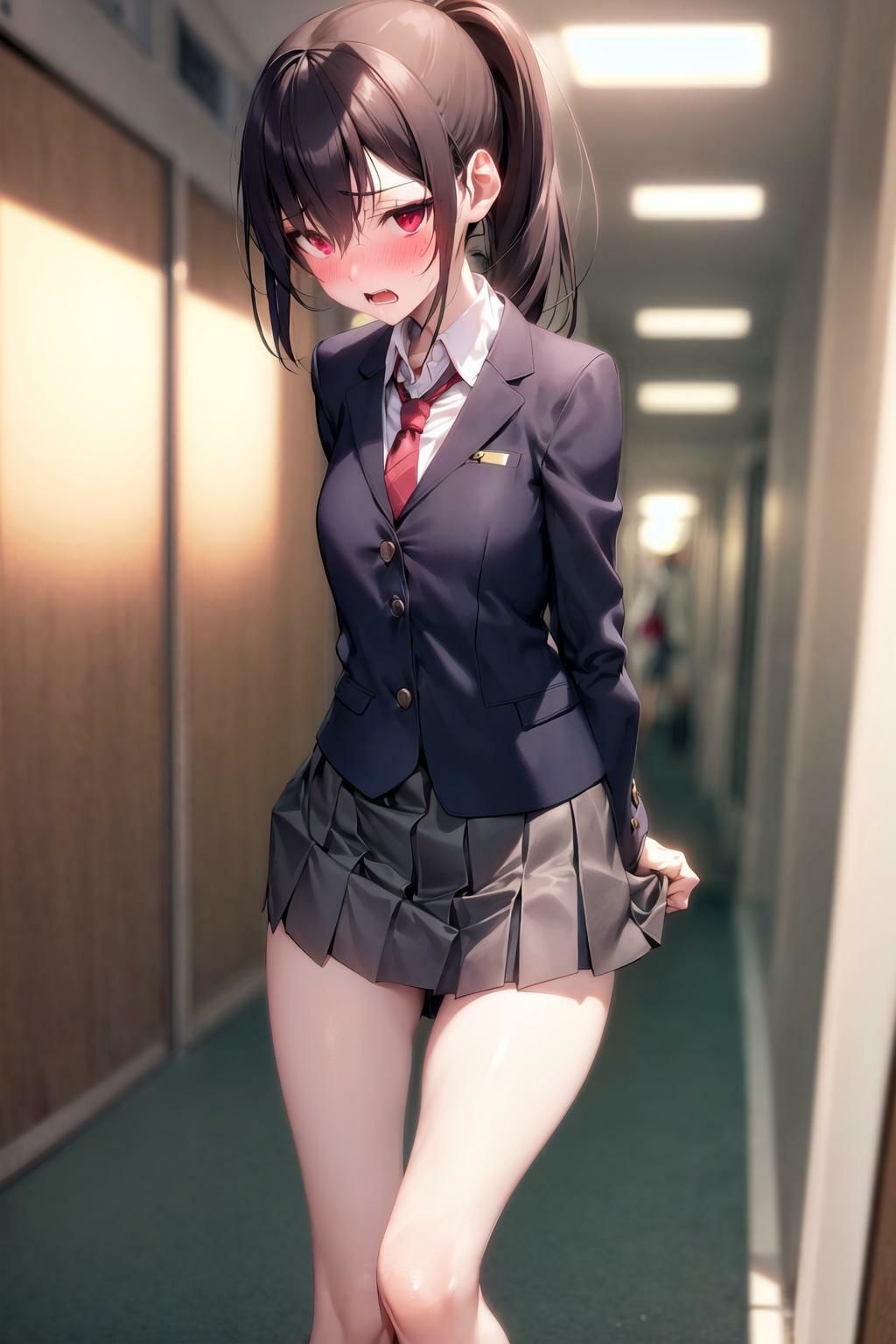 制服フェチ  メス顔編 サンプル5ページ目