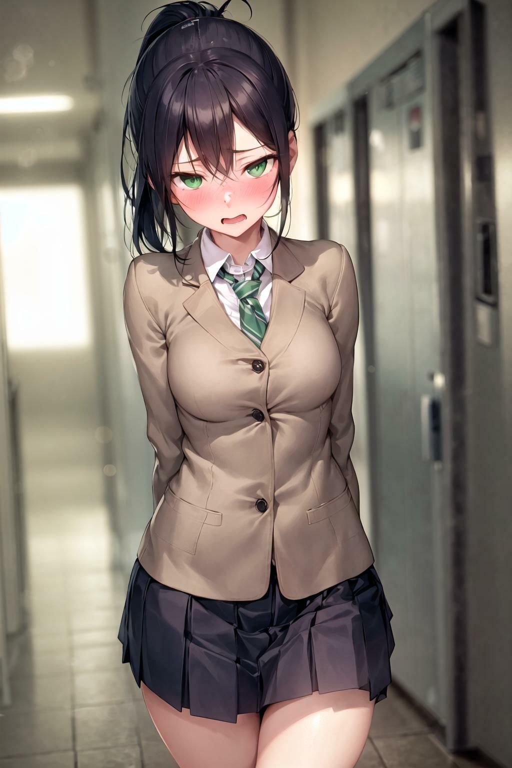 制服フェチ  メス顔編 サンプル8ページ目