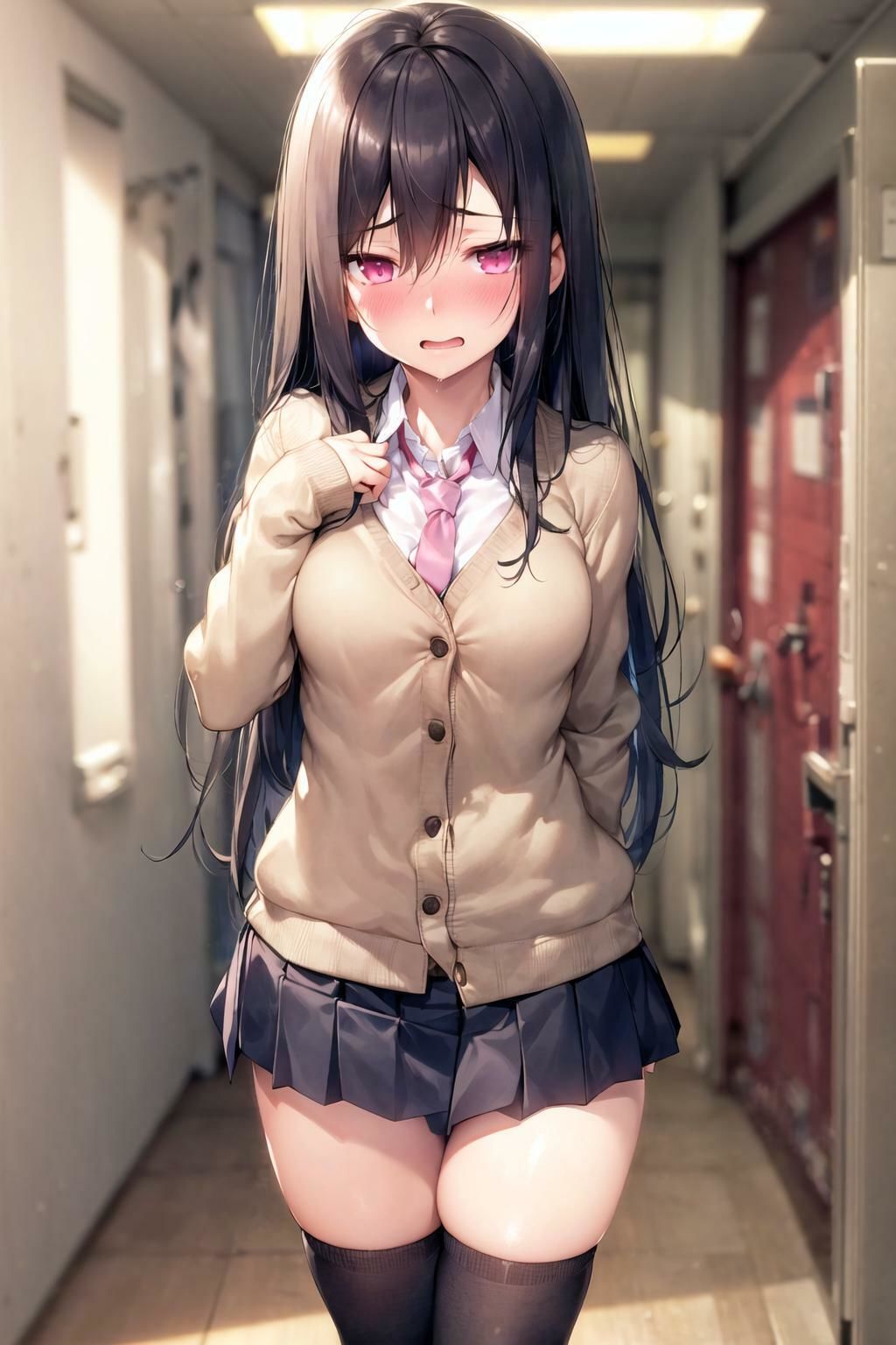 制服フェチ  メス顔編 サンプル9ページ目